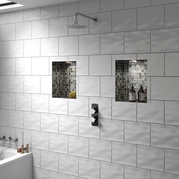 Mode Heath twin thermostatic shower valve offer pack
