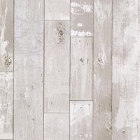 Ashwile Cream Wood Wallpaper Bolt