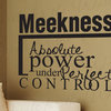 Wall Decal Sticker Quote Vinyl Art Lettering Removable Meekness Religious R40