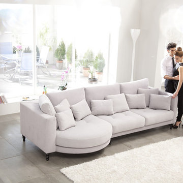 Opera Modern Sectional Sofa by Famaliving California
