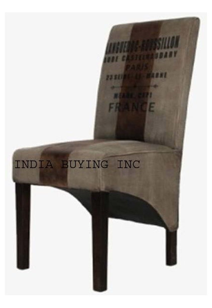 Industrial leather and canvas furniture from India buying inc