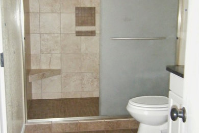Bathroom - coastal bathroom idea in Columbus