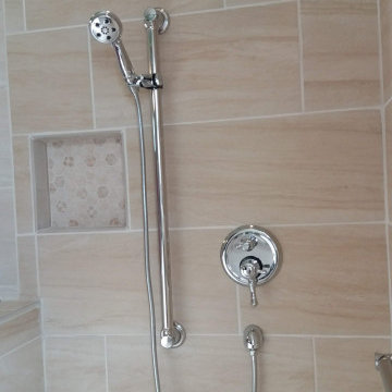 Contemporary Master Bath Conversion to ADA/Zero Entry