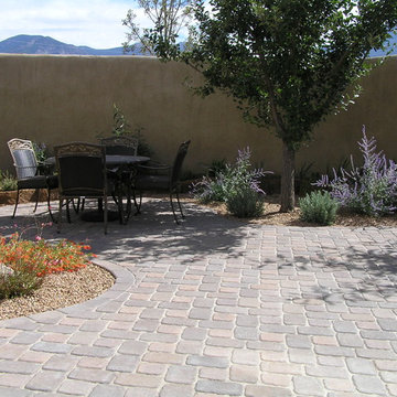 Cobblestone Patio &Xeriscape