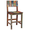 Marina Del Rey Counter Stool Chair made from Recycled Teak Wood Boats
