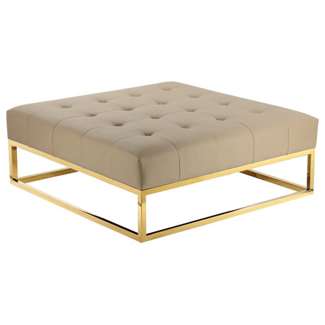 Gold Pippa Ottoman, Sand