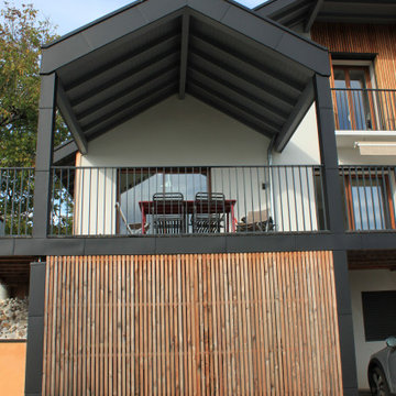 extension et rénovation contemporaine maison savoyarde 1991