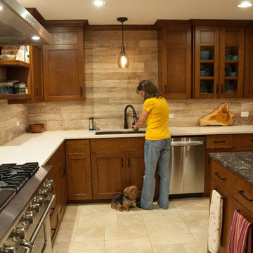 Plenty of counter space for serving and cleanup