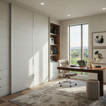Custom Wood Sliding (By-pass) Closet Doors