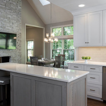 Kitchen & Fireplace Remodel in Leawood, KS