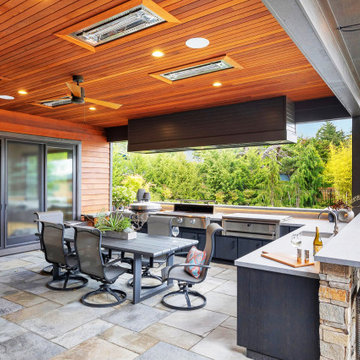 Outdoor Kitchen Featuring Evo Grill