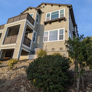 Japanese-Style Garden on a Steep Slope, San Francisco Bay Area
