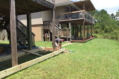 Example of a deck design in New Orleans
