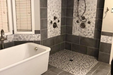 Bathroom - modern bathroom idea in Seattle