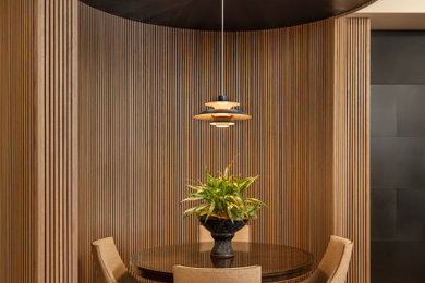 Inspiration for a mid-sized modern dining room remodel in Other