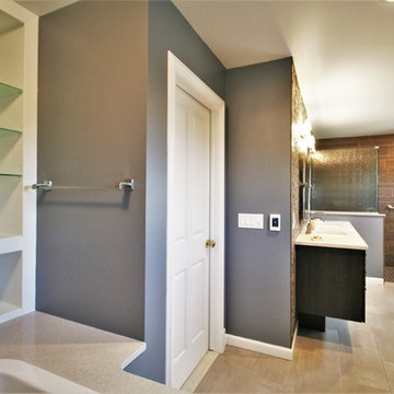 Master Suite remodel with jetted tub