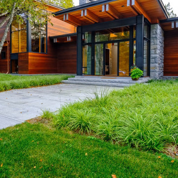A Balance of Hardscapes and Softscapes on Lake Sunapee, New Hampshire