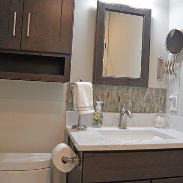 Compact Master Bath in Grand Ledge
