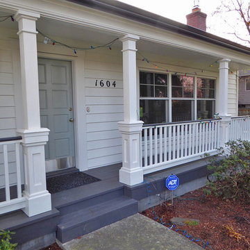 Colonial Revival Porch Remodel