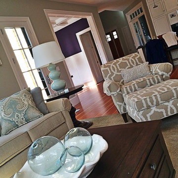 No-fuss Neutrals: Family room design project
