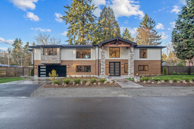 Minimalist exterior home photo in Seattle