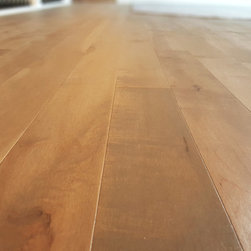 Hardwood flooring is 4" Calico Maple - Hardwood Flooring