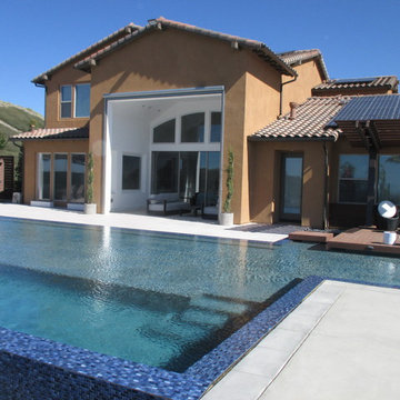 California Room Motorized Power Screen in Blackstone Brea, CA