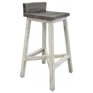 Crafters and Weavers Stonegate Solid Wood Bar Stool - 30" Seat Height