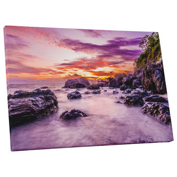 Serene Landscapes "Sea Smoke" Gallery Wrapped Canvas Wall Art