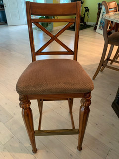 Ashley Serengeti Kuli Wood and leather Dining set
