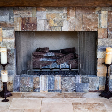An Outdoor Oasis with Rustic Charm