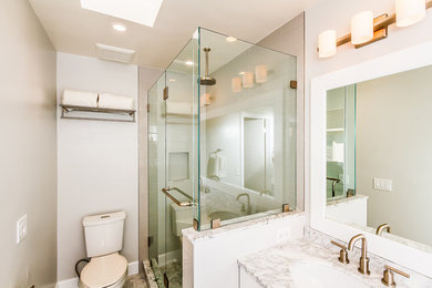 Inspiration for a timeless bathroom remodel in San Diego
