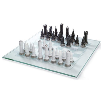 Lladro Chess Set Re Deco Figurine 01007138