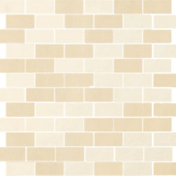 The Standard Collection Creme and Beige Mix 1x2 Mosaic - Mosaic Tile
