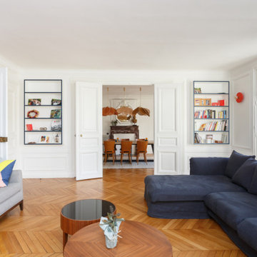 Rénovation colorée pour cet appartement - Projet Rocher