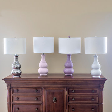 Harper Ceramic Table Lamp, Rosie Mae