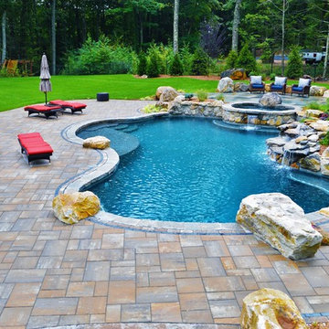 Freeform Pool with Spa Combo 2017