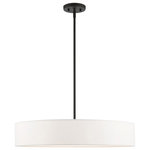 Livex Lighting - Livex Lighting 46925-04 Venlo - Five Light Pendant - No. of Rods: 3  Canopy IncludedVenlo Five Light Pen Black/Brushed NickelUL: Suitable for damp locations Energy Star Qualified: n/a ADA Certified: n/a  *Number of Lights: Lamp: 5-*Wattage:40w Medium Base bulb(s) *Bulb Included:No *Bulb Type:Medium Base *Finish Type:Black/Brushed Nickel