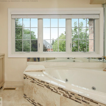 Glorious Bathroom with New Windows - Renewal by Andersen Greater Toronto