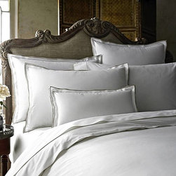 "Fiesole Linen" Percale Sheets & Bedding by Kassatex - Sheet And Pillowcase Sets
