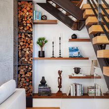 Living room shelves