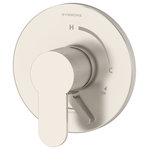 Symmons Industries - Identity Single Handle Shower Valve Trim With Volume Control Lever, Satin Nickel - This Identity shower trim kit includes an escutcheon, shower lever handle, and integral volume control handle to adjust the shower water volume. This valve trim has all components needed for a quick and simple installation to refresh your bathroom without replacing your valve. Like all Symmons products, this Identity trim kit is backed by a limited lifetime consumer warranty and 10 year commercial warranty.