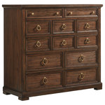Lexington - Crosby Gentlemans Chest - The Crosby Gentlemans chest provides ample storage with twelve soft close drawers in varying sizes and elegant ring-pull hardware.