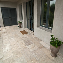 Patio layout showcasing our unique stone elements in architectural settings. - Wall And Floor Tile