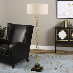 Sottana Floor Lamp | Uttermost - Floor Lamps