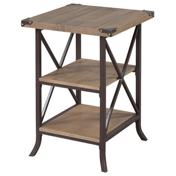 Brookline End Table With Shelves
