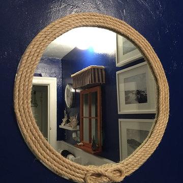 Nautical Bathroom-Bachelor Pad-Philadelphia, PA (Luxe for Less Package)