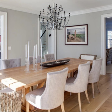 Rift & Quarter Sawn Oak Plank Flooring, Dining Room