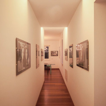 An eclectic  family room