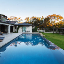 Pool and house